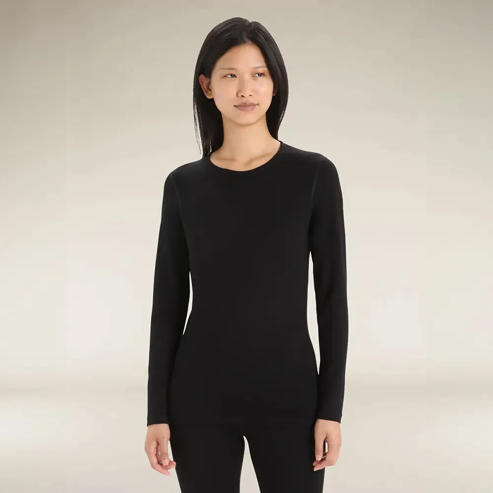 Get Original Explore Icebreaker 260 Tech Long Sleeve Crewe Womens Thermal Top Bright In Luster are free shipping worldwide, 74% off, choose the cheap Items.
