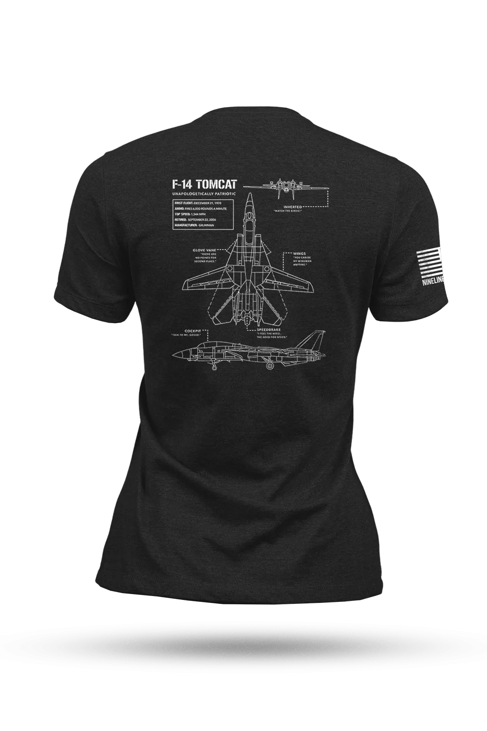 F-14 Tomcat Schema - Damen-T-Shirt