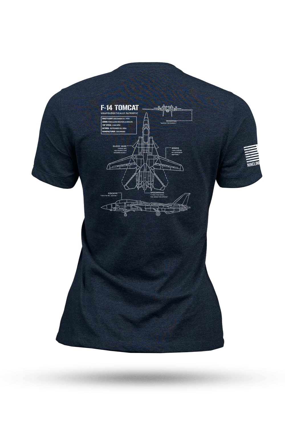 F-14 Tomcat Schema - Damen-T-Shirt