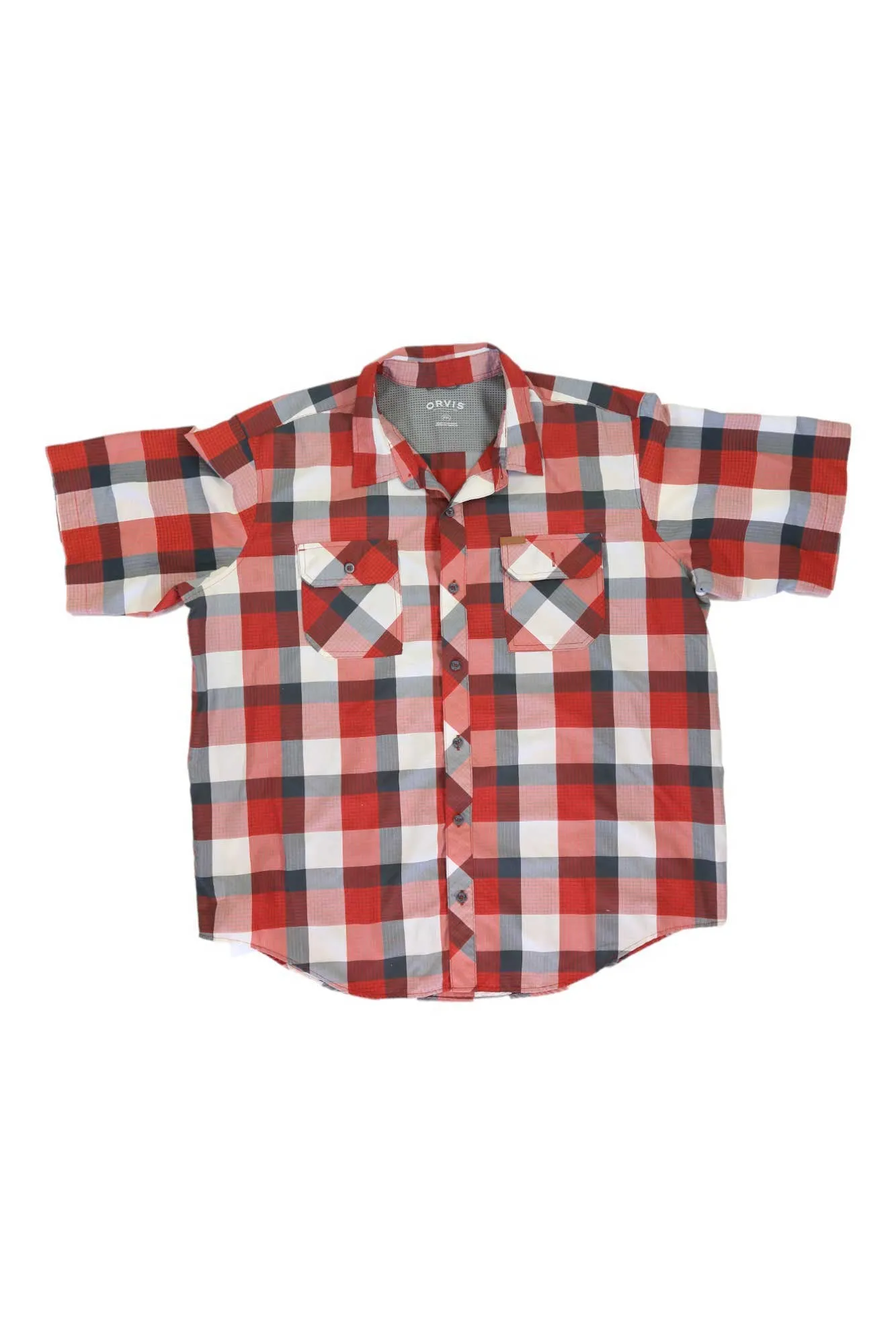 Shop For Clearance Mens Short Sleeve Woven Tech Shirt special sale now, free shipping and fast delivery, 74% off discount sale,