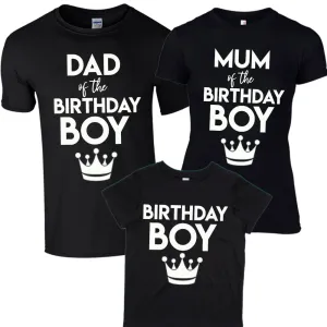 Family Birthday Boy Matching Tees (MRK X) boys clothes cheap sale