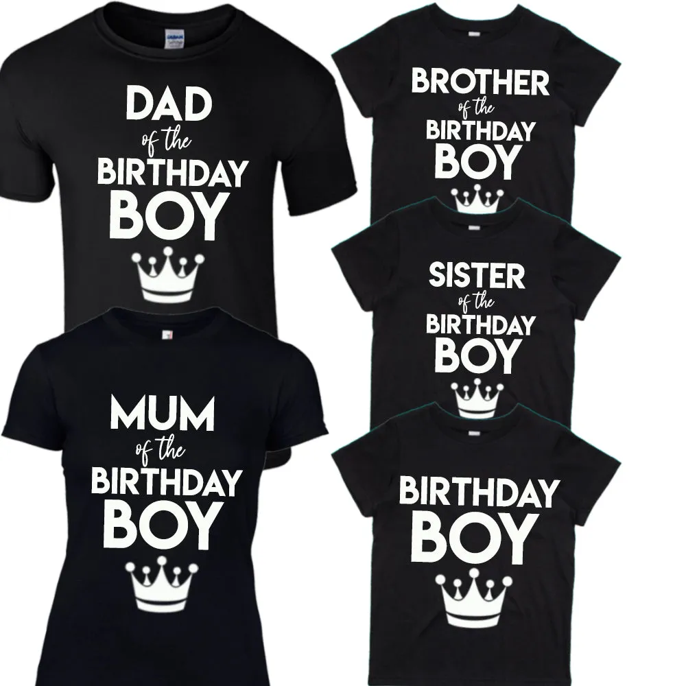 Family Birthday Boy Matching Tees (MRK X) boys clothes cheap sale