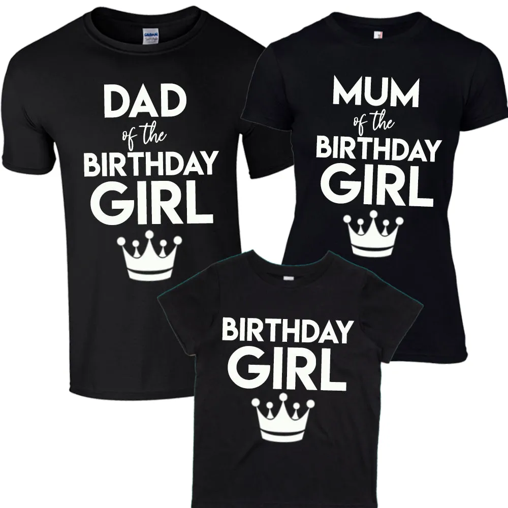 Family Birthday Girl Matching Tees (MRK X) boys clothes cheap sale