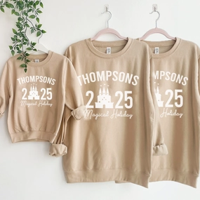 Family Magical Trip Summer Personalised Name & Year Sweatshirts discount mum dresses