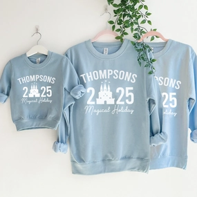 Family Magical Trip Summer Personalised Name & Year Sweatshirts discount mum dresses
