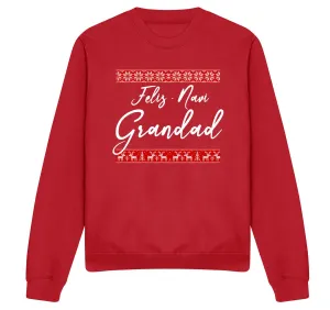 Feliz Navi-Grandad Sweatshirt Grandparent Clothing - grandpa clothes outlet