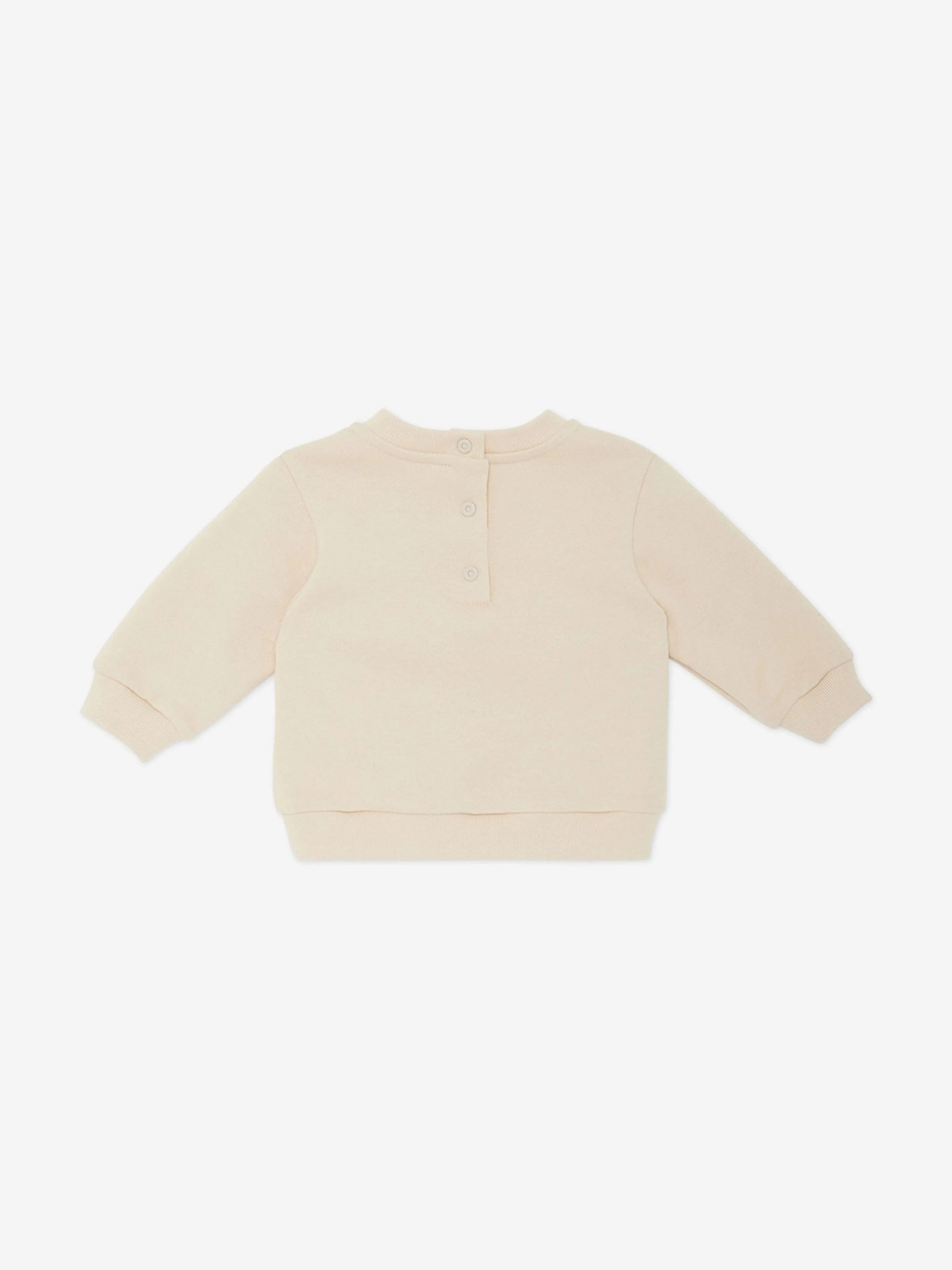 Fendi Baby Grafik-Sweatshirt in Beige