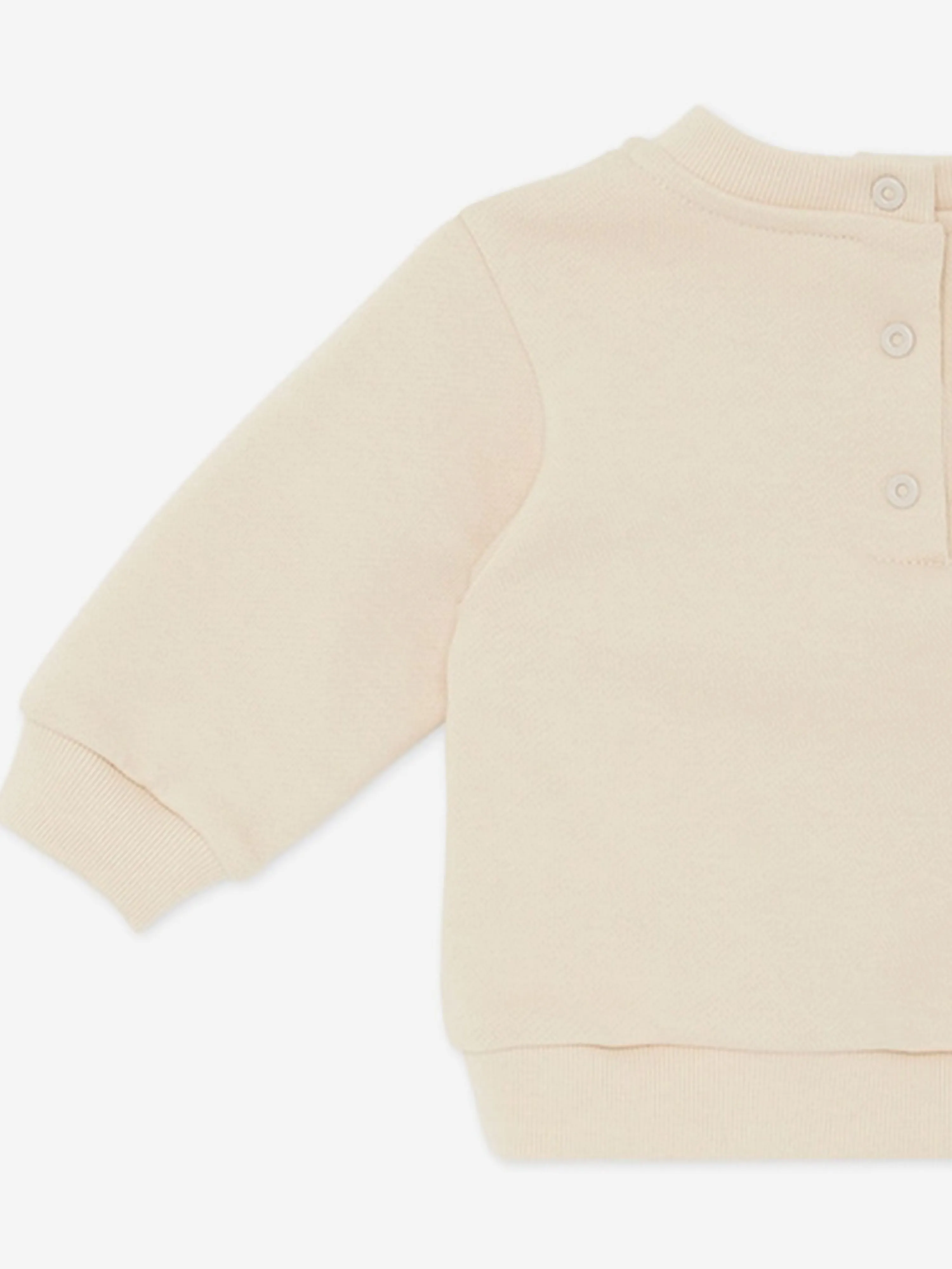 Fendi Baby Grafik-Sweatshirt in Beige