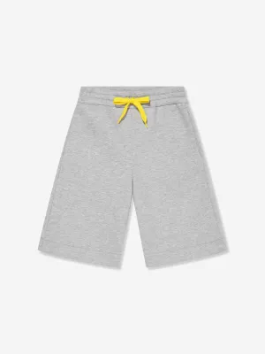 Fendi Boys Logo Bermuda-Shorts in Grau