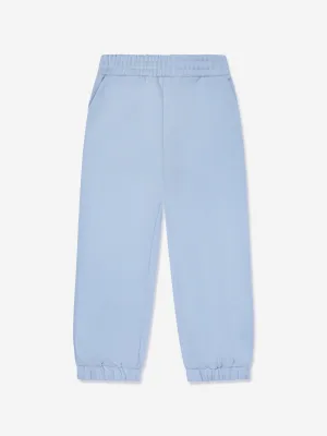 Fendi Kids Logo Jogginghose in Blau