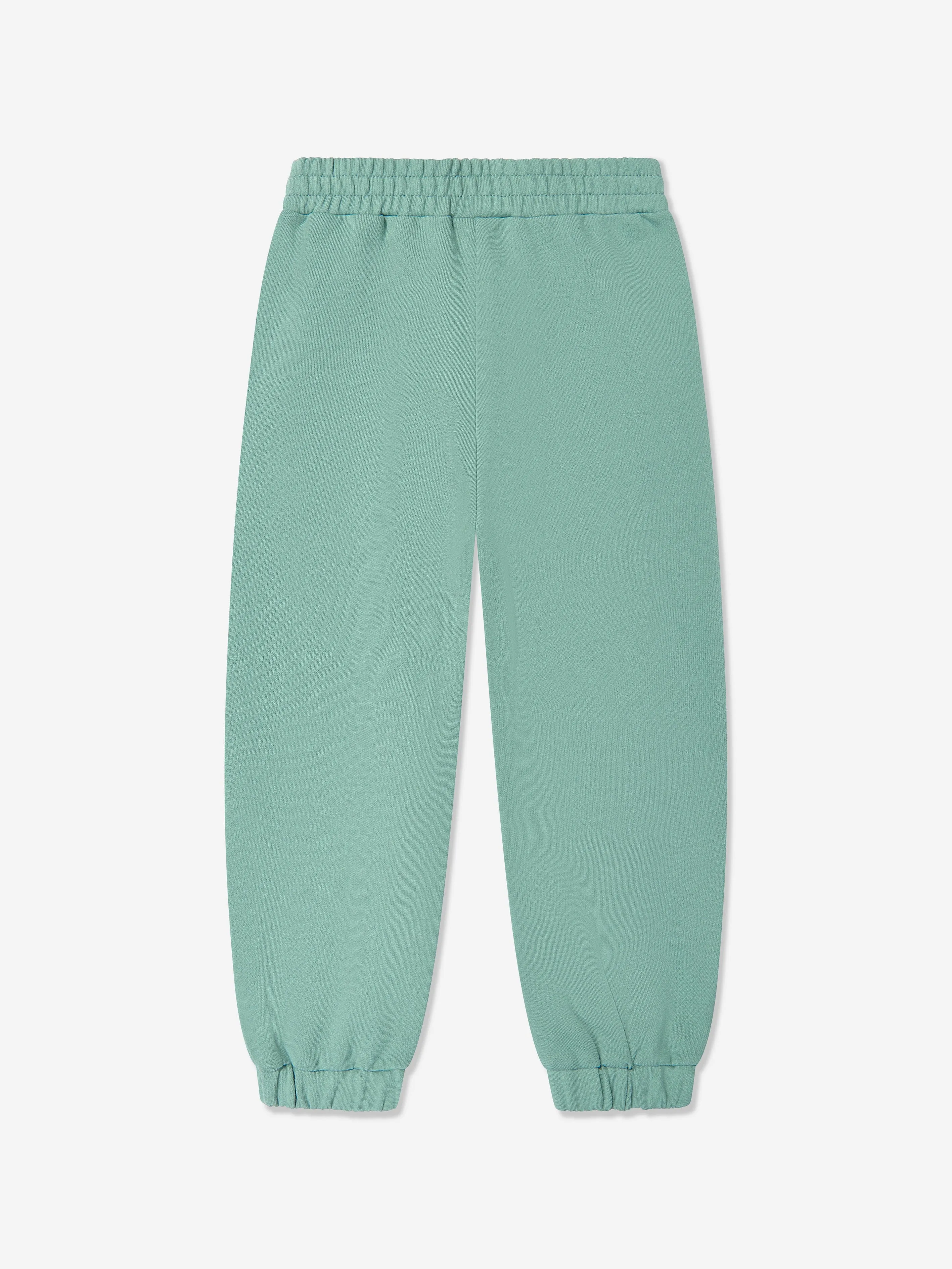 Fendi Kids Logo Jogginghose in Grün