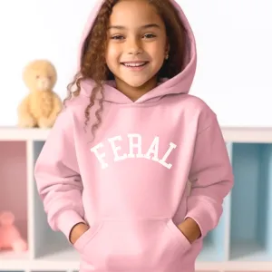 FERAL College Kids Hoodie boys fashion clearance