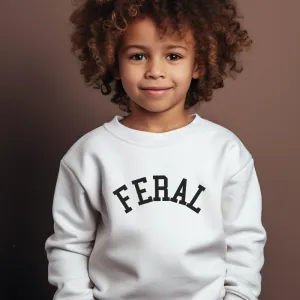 FERAL College Kids Sweatshirt girls skirts clearance