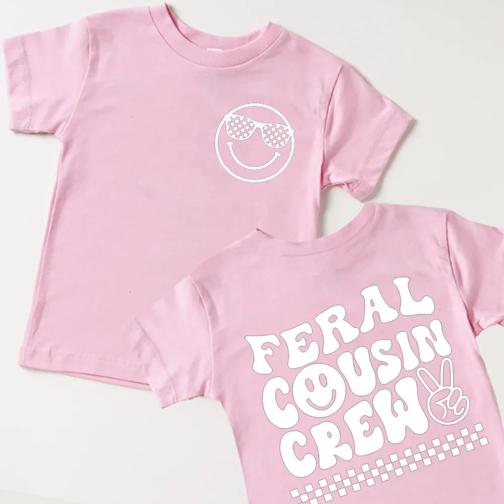 Feral Cousin Crew Front & Back Graphic Tee boys apparel promo code