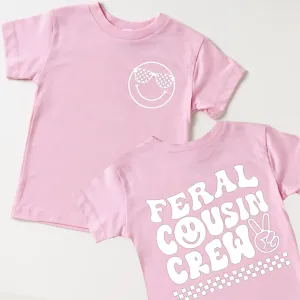 Feral Cousin Crew Front & Back Graphic Tee boys apparel promo code