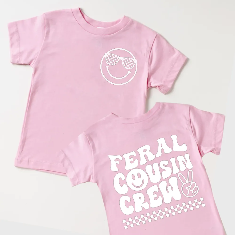 Feral Cousin Crew Front & Back Graphic Tee