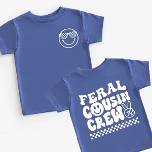 Feral Cousin Crew Front & Back Graphic Tee girls pajamas promo