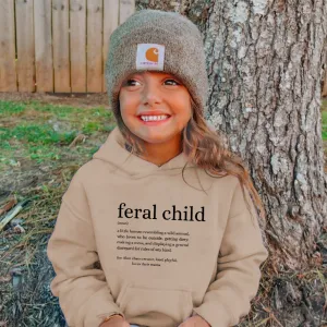 Feral Definition Kids Hoodie boys fashion clearance