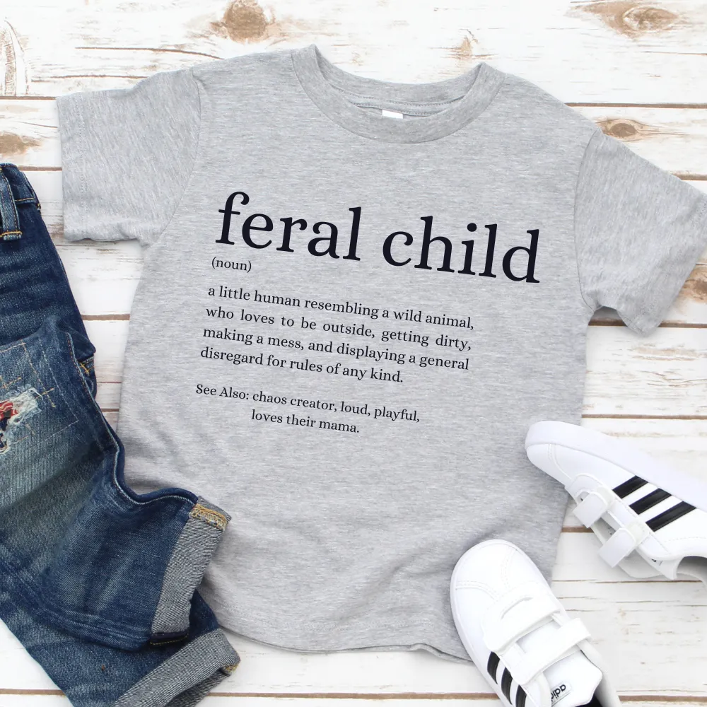 Feral Definition Kids Tee