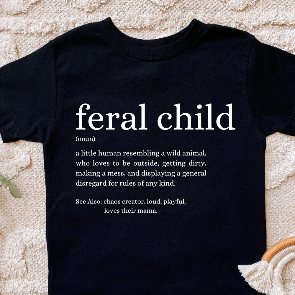 Feral Definition Kids Tee
