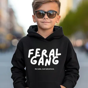 Feral Gang Core Logo Hoodie girls skirts clearance