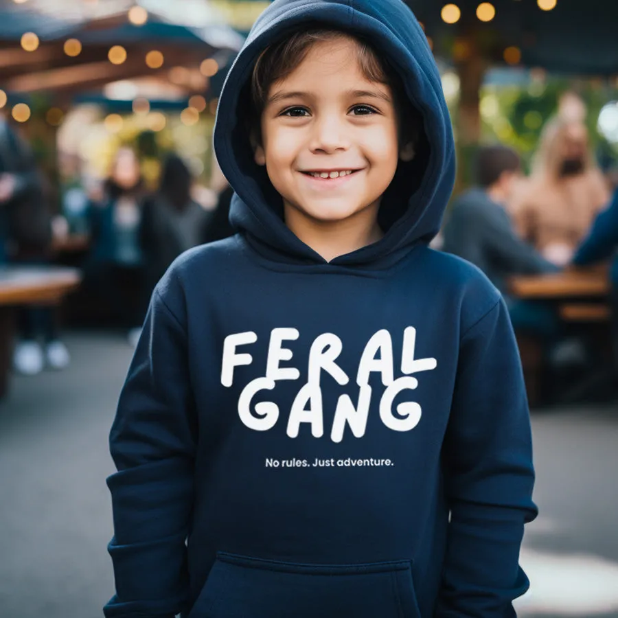 Feral Gang Core Logo Hoodie girls skirts clearance