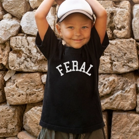FERAL College Kids Tee girls jeans best deals