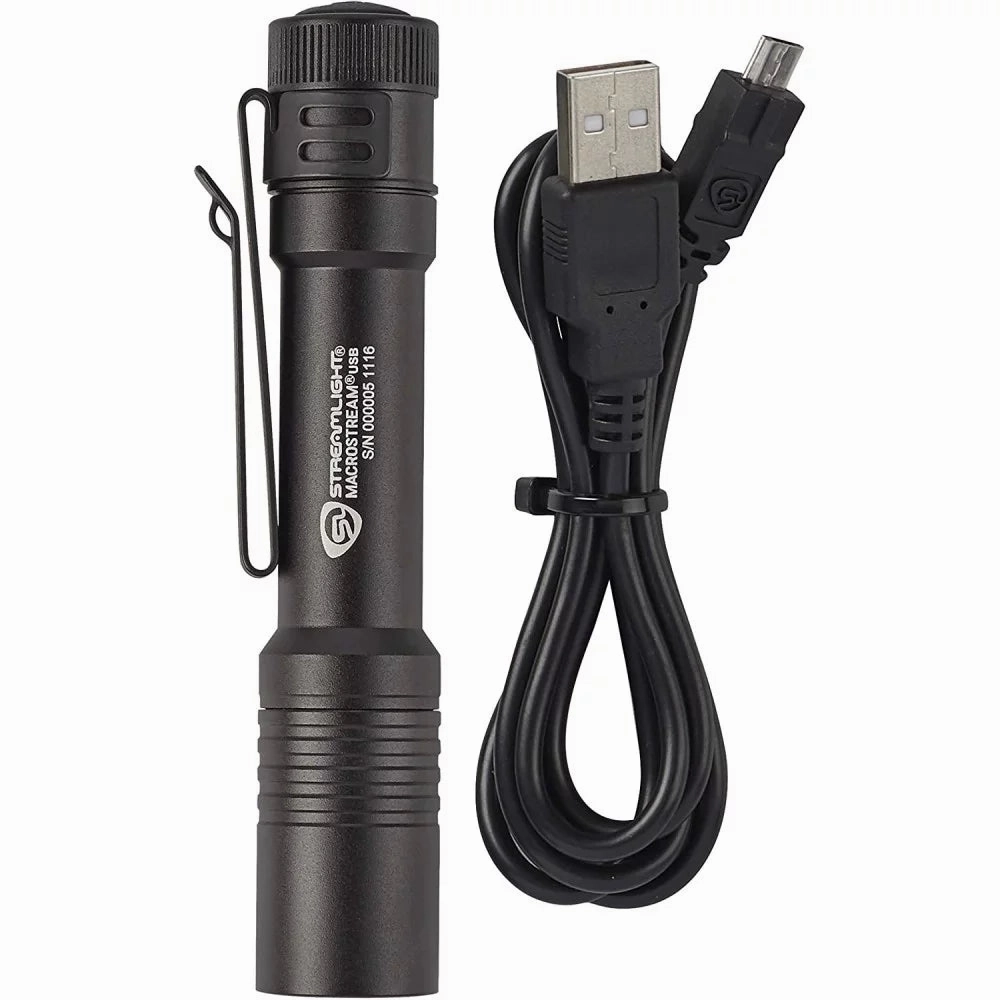 Buy 66%OFF Streamlight 66320 Macrostream USB Everyday Carry Flashlight, Black , best quality and wholesale price.