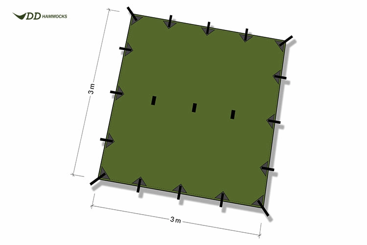 2025 Newest DD Hammocks Tarp 3 x 3 save up 74%off, hot sale with free shipping, more discount for you, 100% quality.
