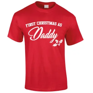 First Christmas As Daddy T-Shirt (MRK X) dad hats promo code