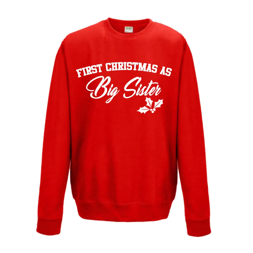First Christmas As Sister Sweatshirt & Romper (MRK X)