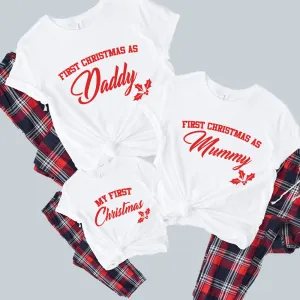 First Family Christmas Matching Yuletide Pyjama Tee & Pant Set dad hats promo code