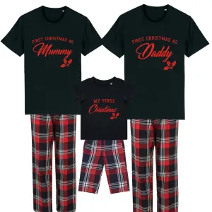 First Family Christmas Matching Yuletide Pyjama Tee & Pant Set nursing bras sale