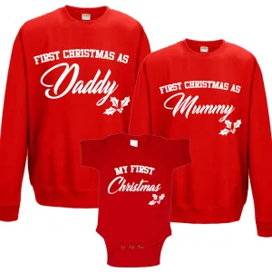 First Family Christmas Sweatshirt & Bodysuit Set (MRK X) nursing bras sale