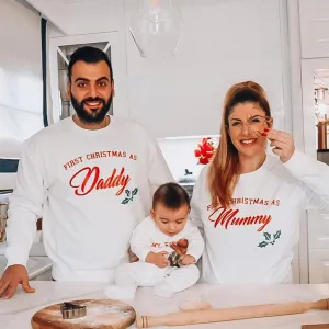 First Family Christmas Sweatshirt & Romper Set White nursing bras sale