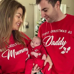 First Family Christmas Sweatshirt & Rompersuit Set nursing bras sale
