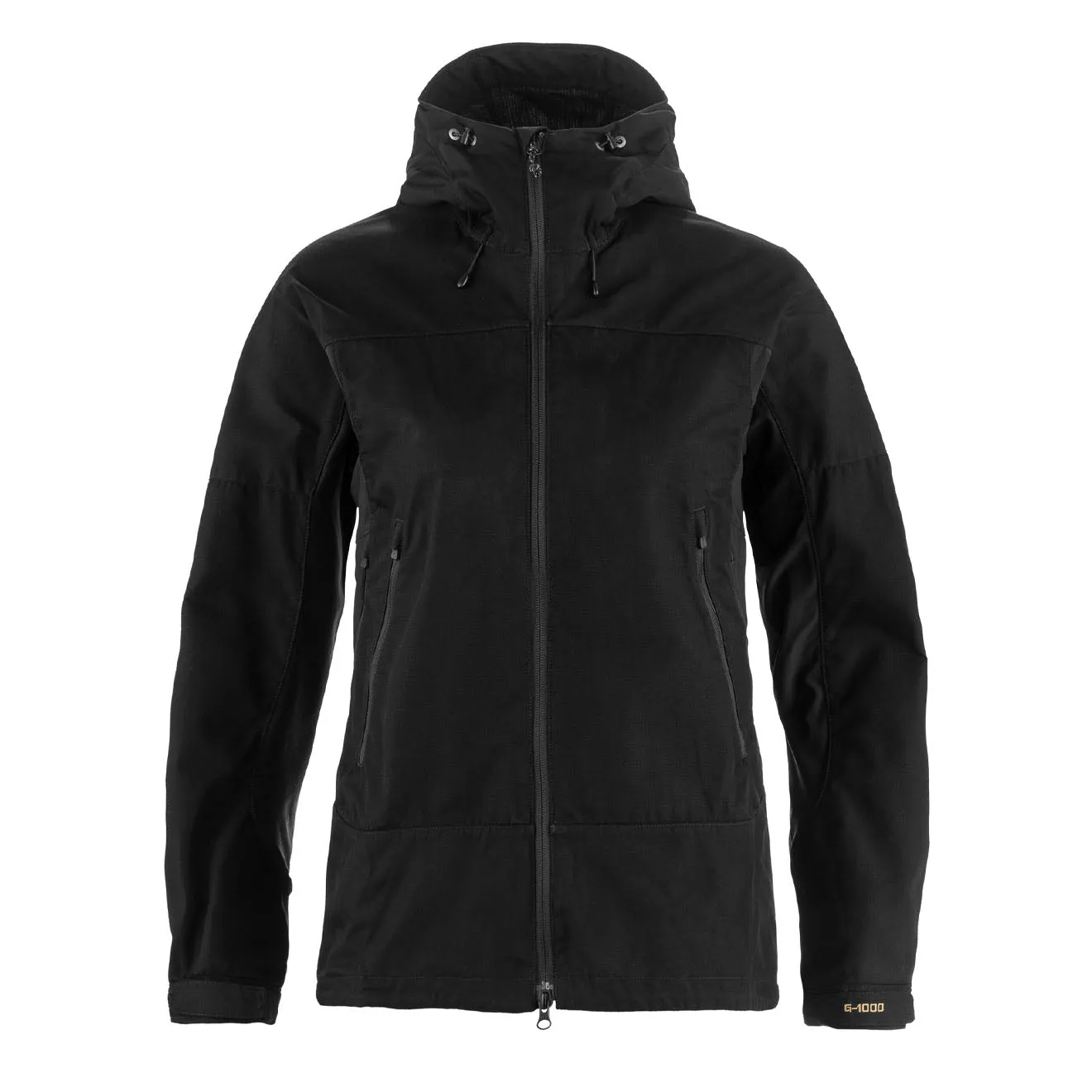 Fjallraven Womens Abisko Lite Trekking Jacket Black raincoats promo code