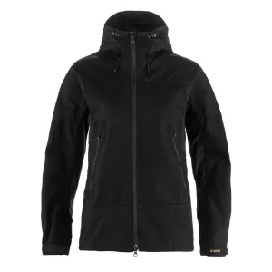 Fjallraven Womens Abisko Lite Trekking Jacket Black raincoats promo code