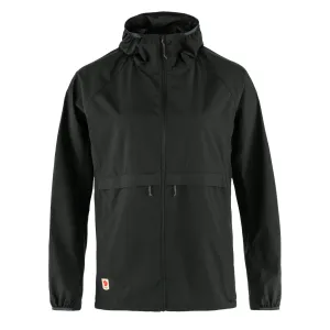 Fjallraven Womens High Coast Wind Hoodie Black raincoats promo code