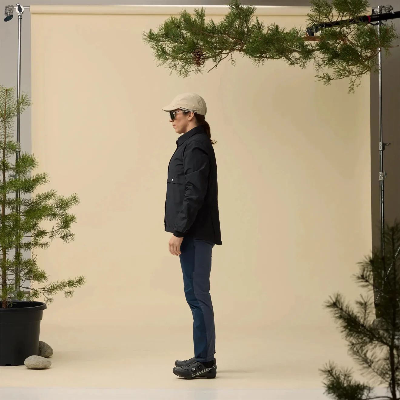 Fjallraven Womens Hoja Rider's Wind Jacket Black