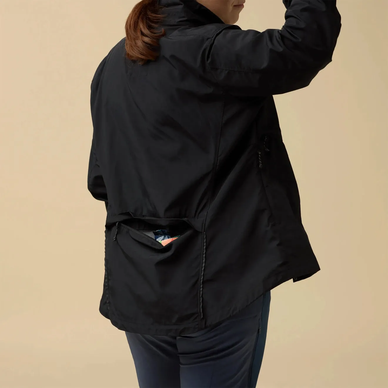 Fjallraven Womens Hoja Rider's Wind Jacket Black