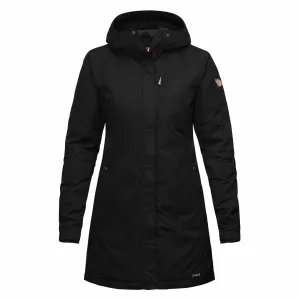 Fjallraven Womens Kiruna Padded Parka Black raincoats promo code