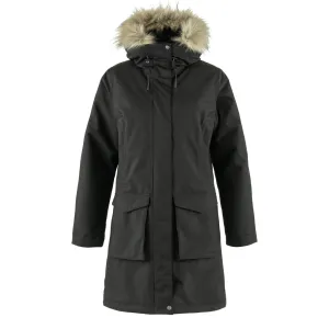 Fjallraven Womens Nuuk Lite Parka Black raincoats promo code