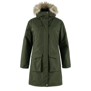 Fjallraven Womens Nuuk Lite Parka Deep Forest raincoats promo code