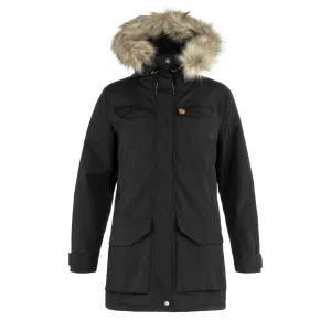 Fjallraven Womens Nuuk Parka Black raincoats promo code