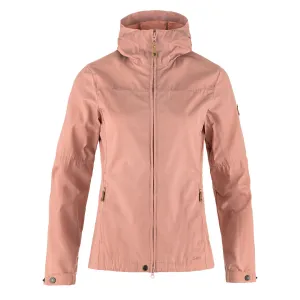 Fjallraven Womens Stina Jacket Dusty Rose raincoats promo code