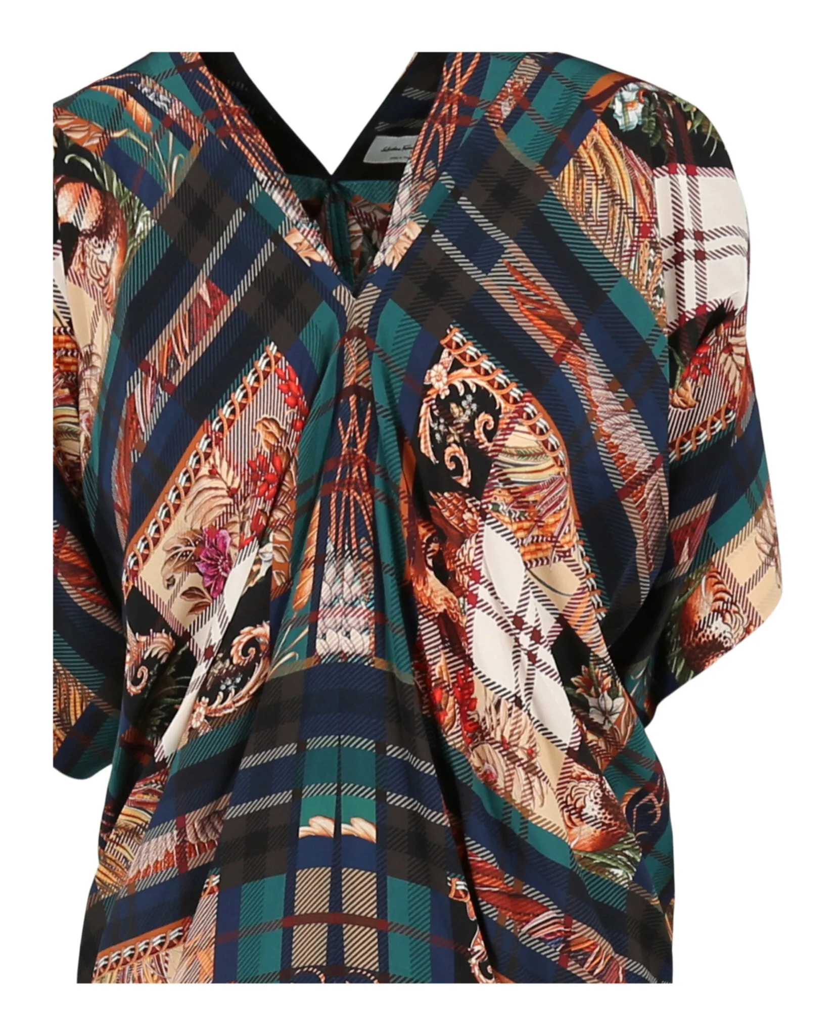 Floral Print Kaftan Dress