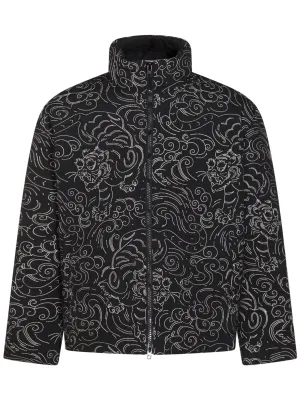 Floral-Print Padded Jacket winter jackets clearance
