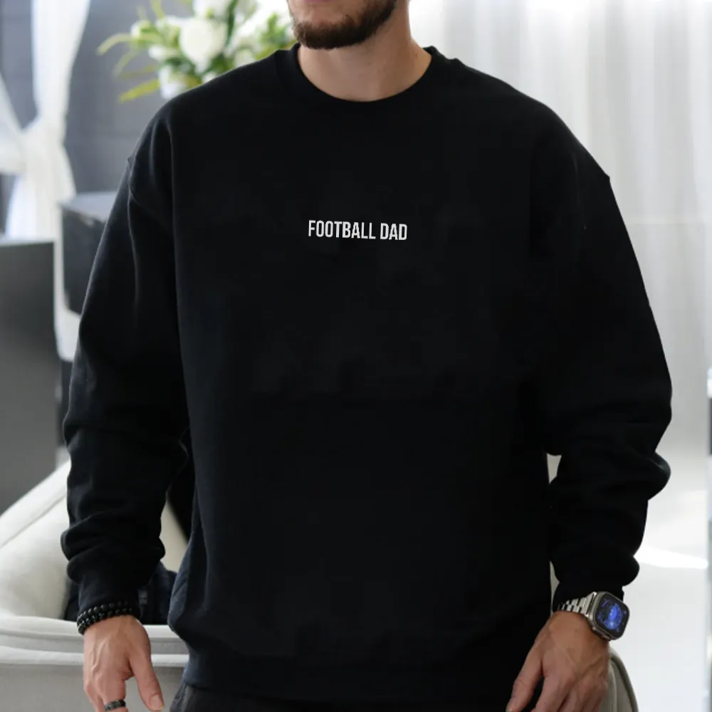 Football Dad Ingredients Front & Back Graphic Sweatshirt