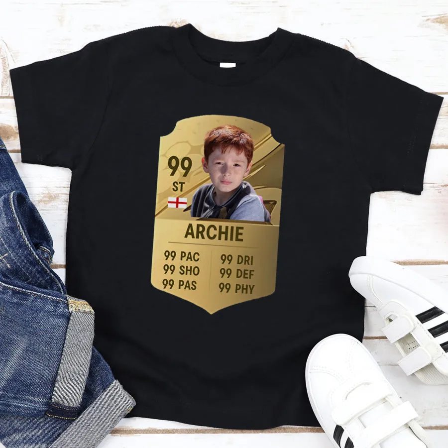FootyStarz Ultimate Player Card Personalised T-Shirt